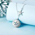wholesale 925 Sterling Silver Abalone Shell & Starfish Pendant Necklace for Women-0-2