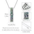 wholesale 925 Sterling Silver Abalone Shell Dragonfly Memorial Keepsake Urn Pendant Necklace for Ashes with Funnel and Fill Tool-0-4