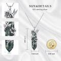wholesale Sterling Silver Quartz Hummingbird Necklace Gift for Women Mom-0-35