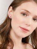 wholesale 925 Sterling Silver Fire Opal & CZ Star Ear Climber Earrings for Women - Bridal  Ideas-0-2
