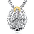 wholesale 925 Sterling Silver Catholic Rosary Necklace-0-0