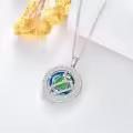 TOUPOP Sterling Silver Crystal Zodiac Necklace Constellation Pendant Gift-0-4