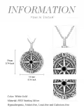 TOUPOP Sterling Silver Cremation Jewelry Locket For Ashes Memorial Keepsake-0-3