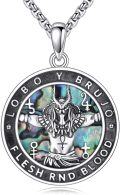 wholesale 925 Sterling Silver Ancient Egypt Anubis Scarab Pendant Necklaces for Men Women  47cm Chain Length-0-0