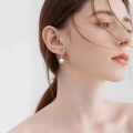 wholesale 925 Sterling Silver Pearl Drop Earrings Wholesale For Women Jewelry-0-1