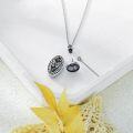 wholesale 925 Sterling Silver Hummingbird Floral Keepsake Cremation Pendant Urn Necklace with Funnel and Fill Tool for Ashes Memory Gift 36 Chain Included-0-1