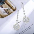 wholesale 925 Sterling Silver Sunflower Drop Earrings - You Are My Sunshine Jewelry for Women-0-2
