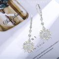 wholesale 925 Sterling Silver Sunflower Drop Earrings - You Are My Sunshine Jewelry for Women-0-2