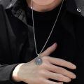 wholesale 925 Sterling Silver Memento Mori Carpe Diem Pendant Necklace-0-1