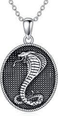 wholesale TOUPOP Snake Necklace Gothic Jewelry Sterling Silver Animal Snake Necklaces For Women Men -0-0