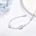 wholesale 925 Sterling Silver Star and Elephant Charm Bracelet for Women-0-3