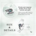 wholesale Sterling Silver Turquoise Butterfly Adjustable Open Ring for Women-0-4