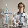 wholesale 925 Sterling Silver Celtic Clover Cross Necklace-0-2