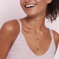 wholesale 925 Sterling Silver Black Tahitian Pearl Lariat Necklace for Women Elegant Trendy Fine  42 Chain Length-0-3
