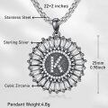 wholesale 925 Sterling Silver K Letter Pendant Necklace-0-6