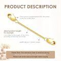 wholesale 10k Gold Extension Chain With Lobster Clasps For Jewelry Making-0-9