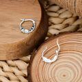 wholesale 925 Sterling Silver Cat Stud Hoop Earrings - Cute Kitty Jewelry for Women and Girls-0-3