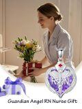 TOUPOP Sterling Silver Angel Wings RN Necklace Nurse Graduation Jewelry Gift-0-1