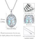 wholesale 925 Sterling Silver Blue Moonstone Tree of Life Pendant Necklace with Chain-0-4