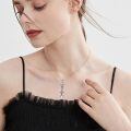 wholesale 925 Sterling Silver Celtic Heart Cross Pendant Necklace-0-1