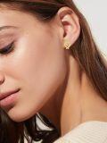TOUPOP 14K Gold Moissanite Ball Round Star Heart Teardrop Love Knot Stud Earrings-0-3