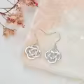 TOUPOP Sterling Silver Celtic Knot Dangle Earrings Irish Jewelry Gift-0-4