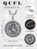 wholesale S925 Sterling Silver Virgo Zodiac Sign Pendant Necklaces for Men Women Astrology s-0-1