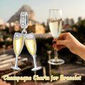 wholesale 925 Sterling Silver Champagne Glass Pendant Charm for Women Necklace-0-2