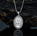 wholesale 925 Sterling Silver Virgin Mary Pendant Necklace With Rhinestones And Cross-0-4