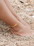 TOUPOP 14K Gold Sunflower Anklets For Women, Daisy Anklet Bracelets, You Are My Sunshine Jewelry Gifts-0-2