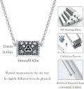 wholesale 925 Sterling Silver Bullet Hourglass Cylinder Urn Cremation Keepsake Pendant Necklace  with Funnel and Screwdriver Tool Set for Ashes  48cm Chain Length-0-5