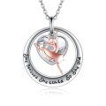 wholesale 925 Sterling Silver She Believed She Could So She Did Heart Necklace-0-0