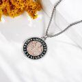 wholesale 925 Sterling Silver Vegvisir Compass Norse Rune Pendant Necklace  for Men Women -0-5