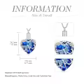 TOUPOP 925 Sterling Silver & Crystal Butterfly/Dragonfly/Hummingbird/Bee Cremation Memorial Necklace-0-1