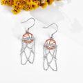 wholesale 925 Sterling Silver Basketball Dangle Drop Earrings for Women-0-4