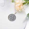 wholesale 925 Sterling Silver Medusa Head Pendant Necklaces for Women Gothic s 45cm Chain Length-0-3