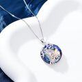 wholesale TOUPOP Sport/music Necklace 925 Sterling Silver Tree Of Life Pendant Crystal Jewelry Birthday Christmas Gifts For Women Sport Players -0-4