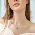 wholesale 925 Sterling Silver Sloth Pendant Necklace Wholesale Hanging On Chain-0-9