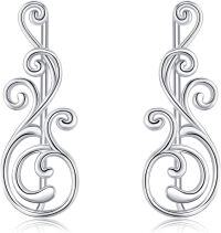 wholesale 925 Sterling Silver Filigree Swirl Drop Dangle Hook Studs Earrings for Women-Filigree