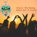 TOUPOP 925 Sterling Silver Crystal Sister Necklace Gift For 2/3/4/5 Sisters-0-1