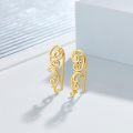 wholesale 925 Sterling Silver Scrollwork Ear Climber Earrings for Women-0-12