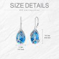 wholesale 925 Sterling Silver Blue Tree Of Life Earrings-0-1