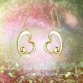 TOUPOP Sterling Silver Heart Dangle Drop Earrings Jewelry Gifts-0-6