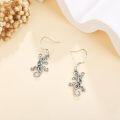 wholesale 925 Sterling Silver Gecko Lizard Dangle Hook Earrings Gothic  for Her-0-4