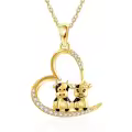 wholesale 14K Gold Lion Tree of Life Pendant Necklace 14K Gold Minimalist Fine s for Her Valentines Day Mother's Day Anniversary Birthday Present Ideas-0-1