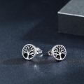 wholesale 925 Sterling Silver Tree Of Life Stud Earrings-0-1