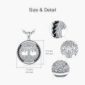 wholesale 925 Sterling Silver Tree of Life Pendant Necklace  Norse Viking Symbol Jewelry for Women and Men-0-4