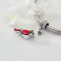 wholesale 925 Sterling Silver Red Cardinal Sunflower Heart Cross Family Tree Cremation Charm Urn Bead Bracelet Keepsake Memorial Locket-0-1