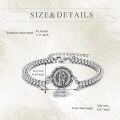 wholesale Sterling Silver & Gemstone Patron Saint Bracelet for Protection & Blessings, Unisex Gift for Women Men, 7.2 Chain-0-3