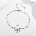 wholesale 925 Sterling Silver Bearded Dragon Charm Bracelet Wholesale for Women - Cute Animal -0-2
